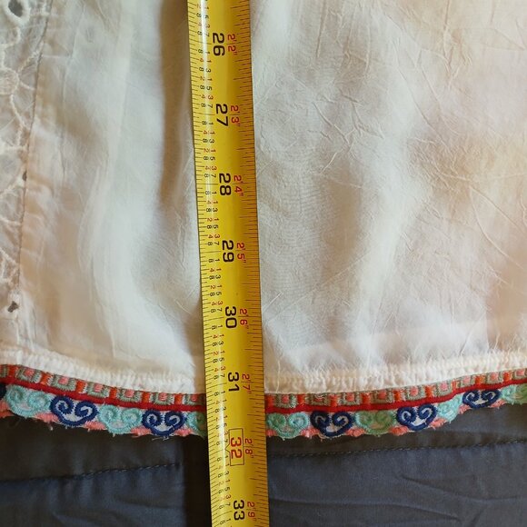 *Host Pick* Johnny Was Collection Petals Embroidered Eyelet Georgette Tunic, 2x - Picture 11 of 16